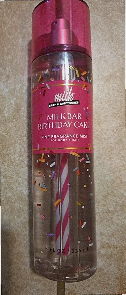Bath and Bodyworks Milk Bar Birthday Cake Fine fragrance mist full Size 8oz NEW!