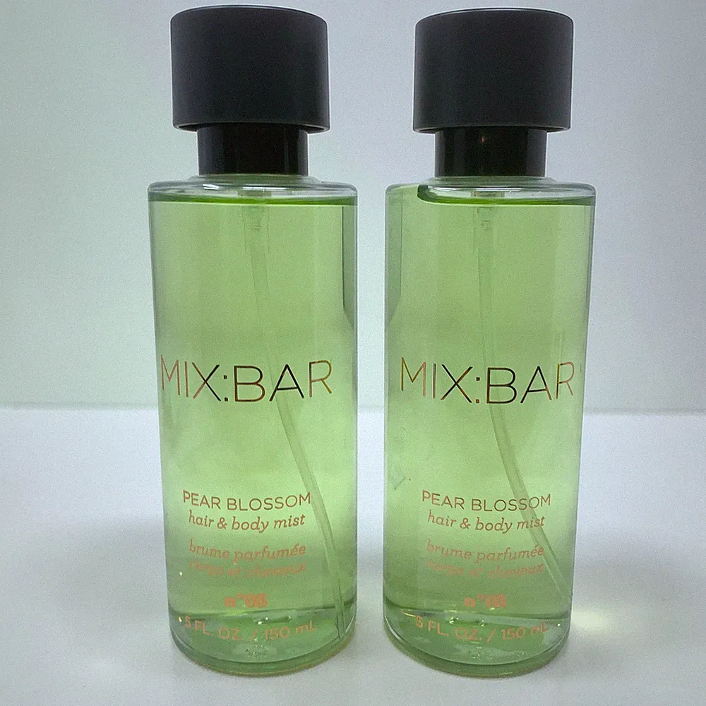 Lot 2 MIX:BAR Pear Blossom Hair Body Mist Perfume Spray Women No. 3 Discontinued