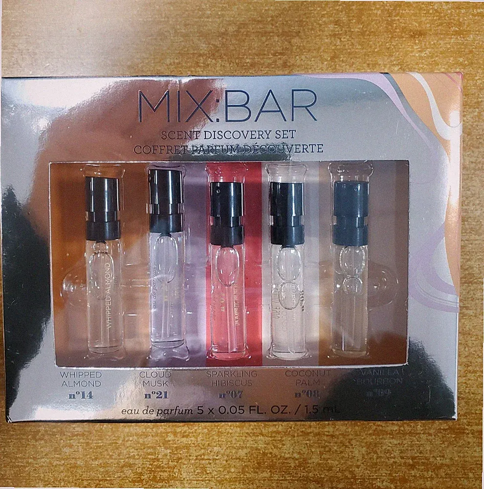 MIX:BAR Scent Discovery Set Eau De Parfum 5 Count 0.05 oz. ea. - E17C