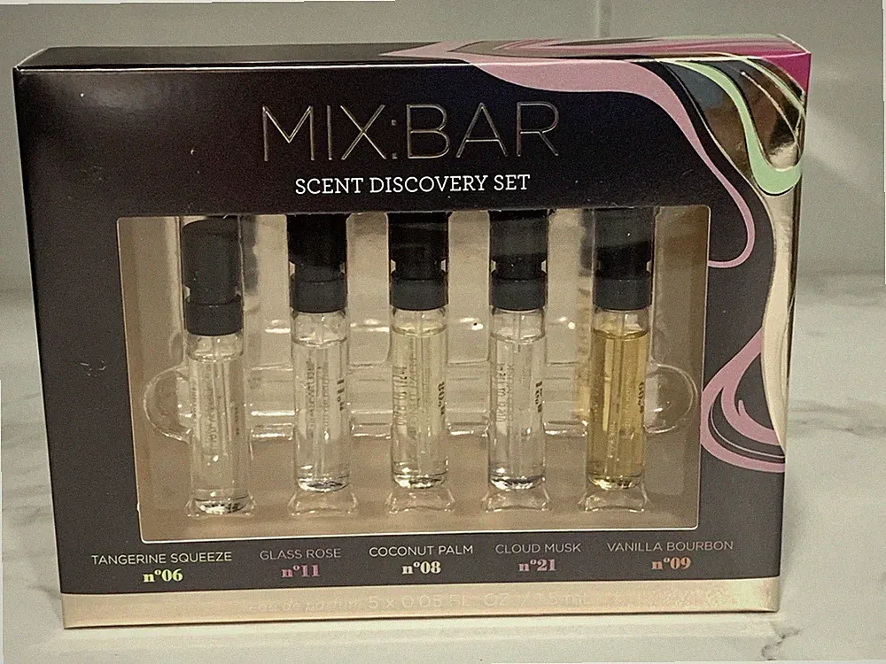 MIX:BAR Scent Discovery Set EDP Perfume Sample 6, 8, 9, 12, 21, New Sealed