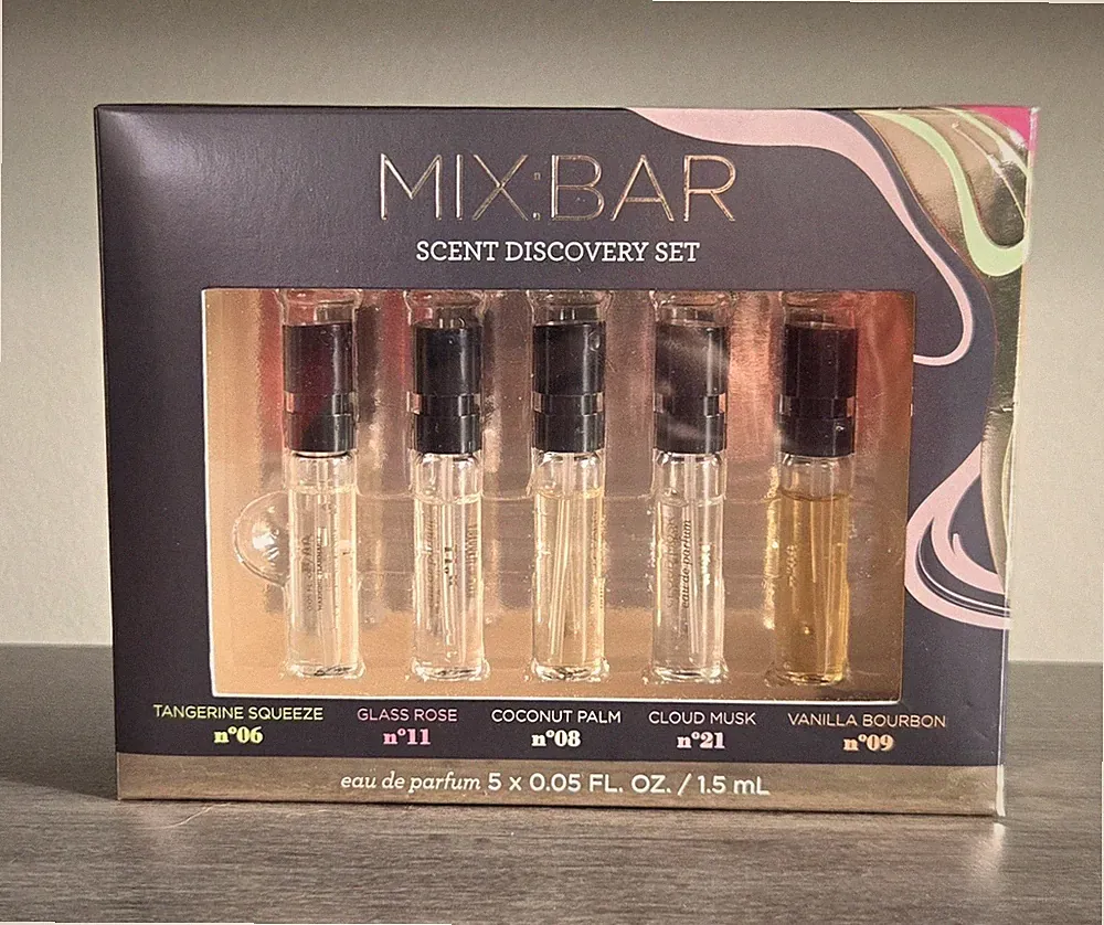 MIX:BAR Women's Eau De Parfum Scent Discovery Set 5 X .05 Fl Oz