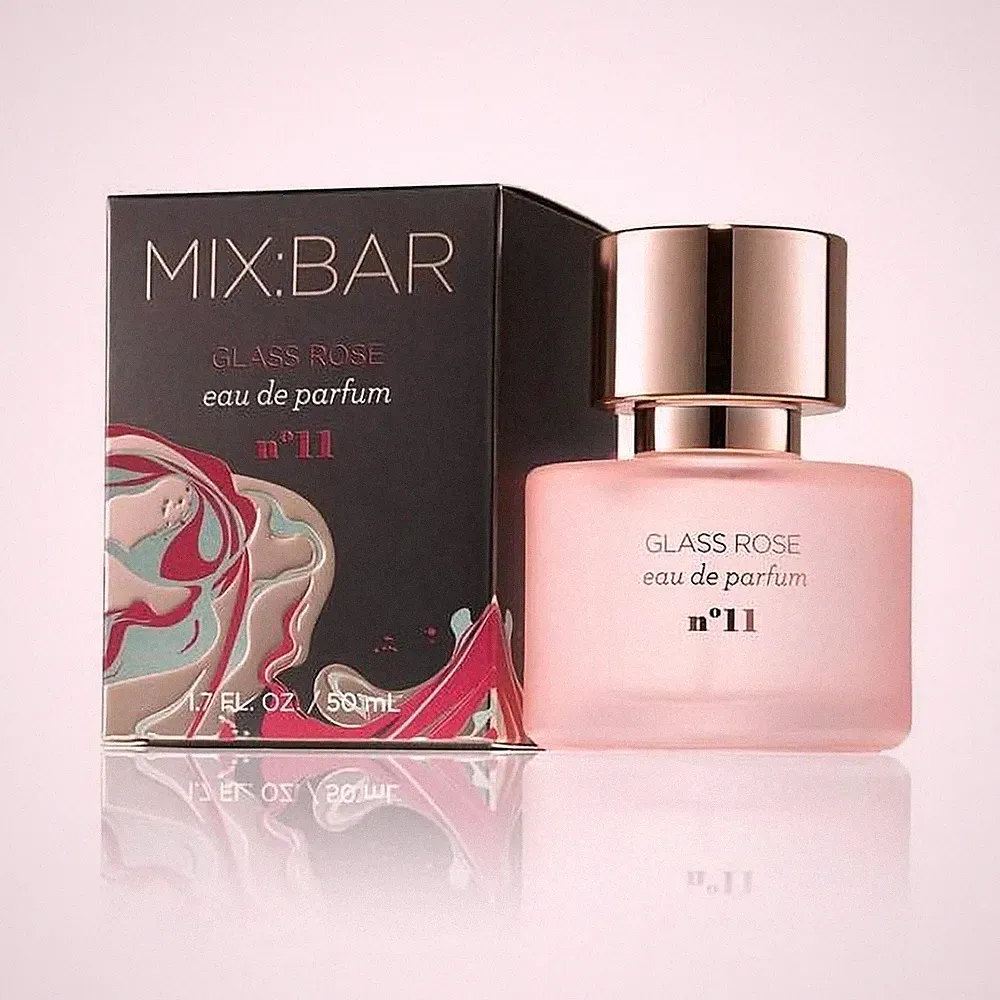 Perfume Eau de Parfum Glass Rose no11 by MixBar fragrance