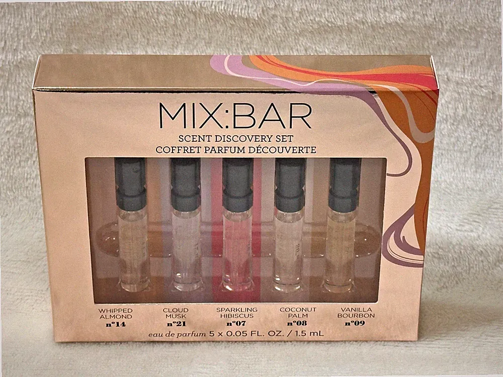 **SALE** MIX:BAR ~ Unisex Perfume Cologne Discovery Set ~ 5 x 1.5mL ~ SEALED!
